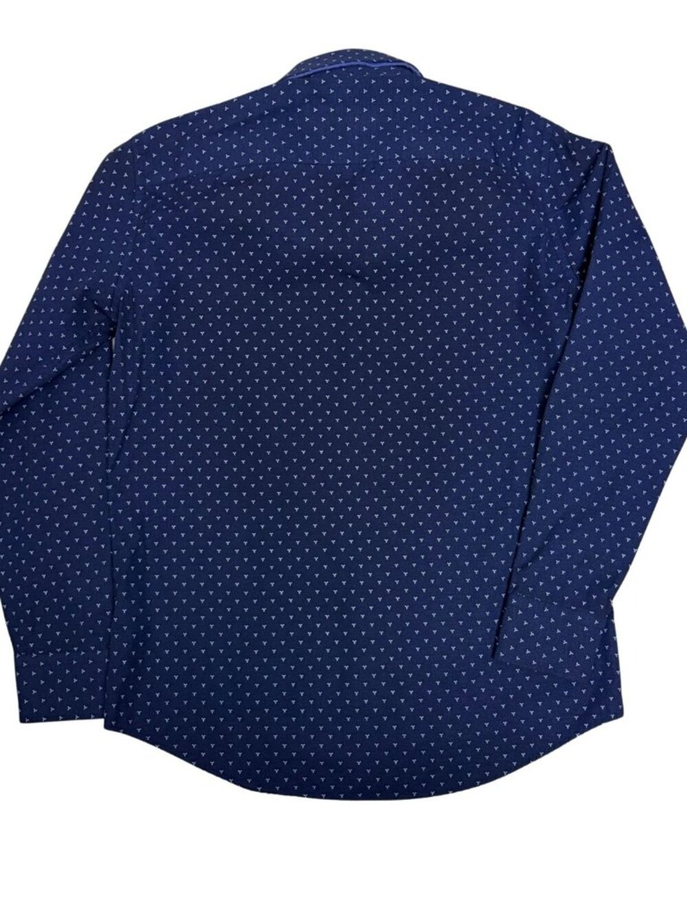 LLOYD & JEFFERSON LONDON Dress Shirt Blue Business Casual Long Sleeve Mens Large - Picture 4 of 5